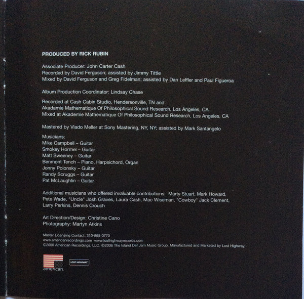 Johnny Cash : American V: A Hundred Highways (CD, Album)