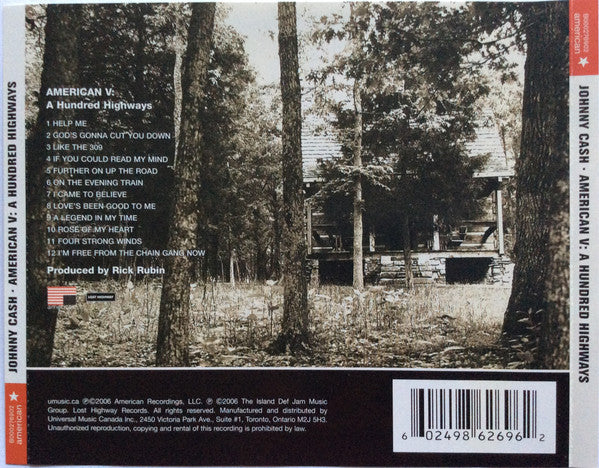 Johnny Cash : American V: A Hundred Highways (CD, Album)