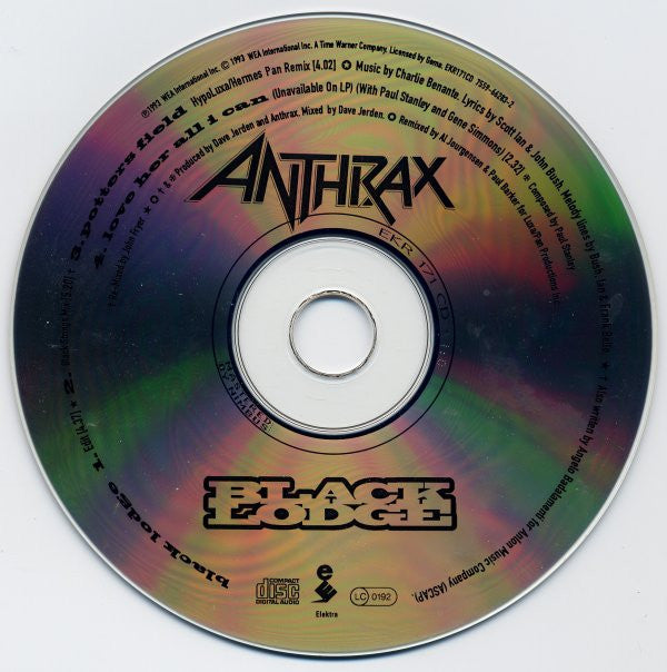 Anthrax : Black Lodge (CD, Single, Ltd, Num)