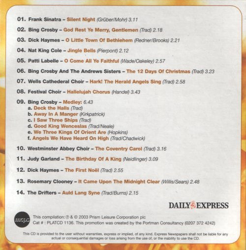 Various : Christmas With The Stars (CD, Comp, Promo)