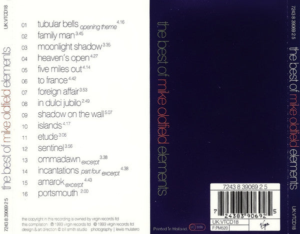 Mike Oldfield : The Best Of Mike Oldfield: Elements (CD, Comp, RM)