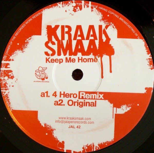 Kraak & Smaak : Keep Me Home (12")