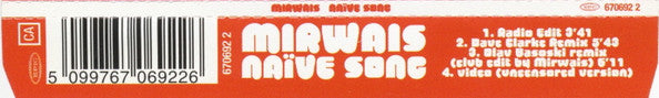 Mirwais : Naïve Song (CD, Single, Enh)