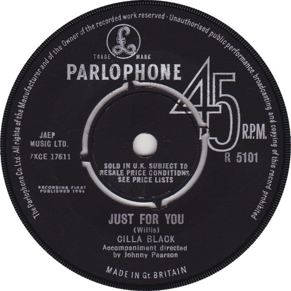 Cilla Black : Anyone Who Had A Heart (7", Single)