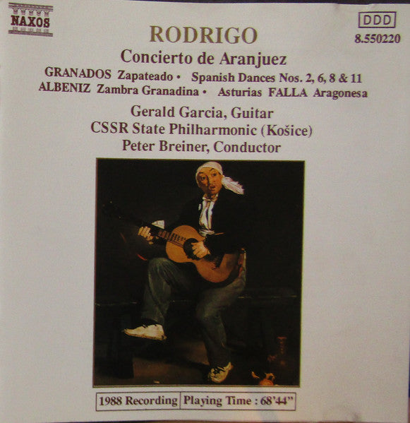 Joaquín Rodrigo, Isaac Albéniz, Manuel De Falla, Enrique Granados : Concierto de Aranjuez (CD)
