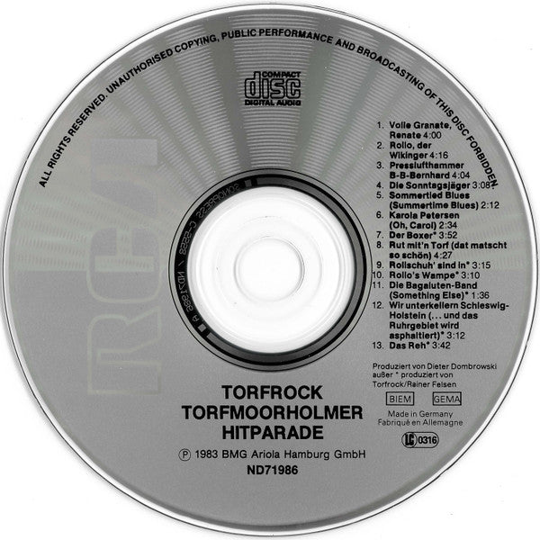 Torfrock : Torfmoorholmer Hitparade (CD, Comp)