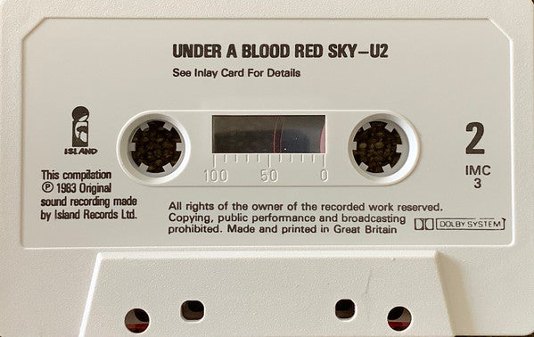 U2 : Live "Under A Blood Red Sky" (Cass, MiniAlbum, M/Print, Bla)