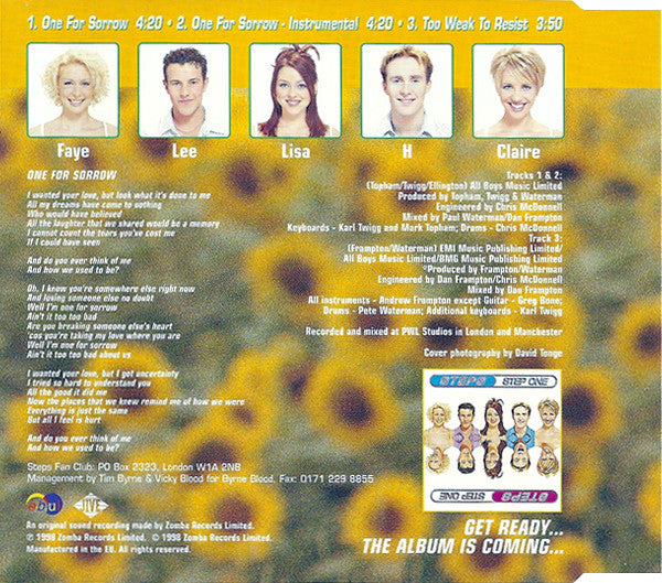 Steps : One For Sorrow (CD, Single, CD1)