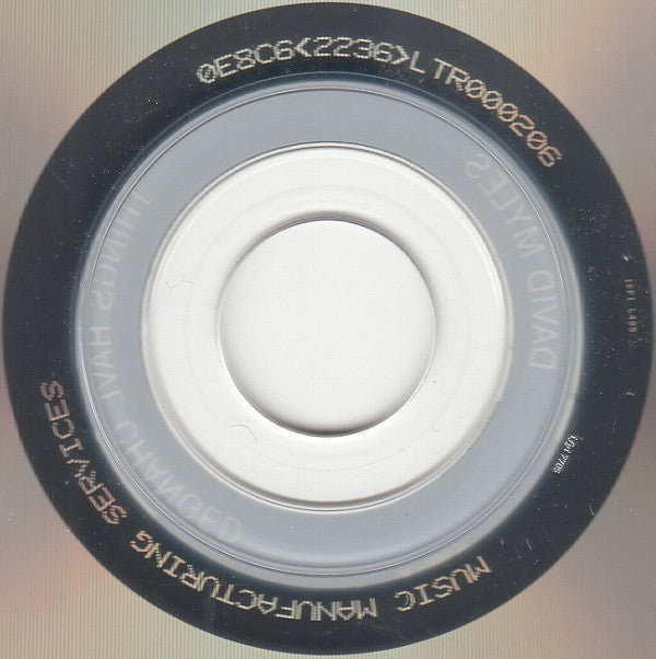 David Myles (2) : Things Have Changed (CD, Album)