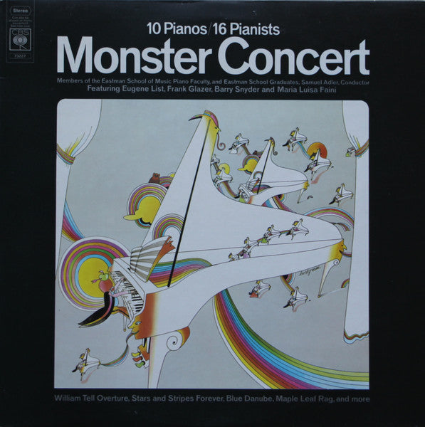 Eugene List, Frank Glazer, Barry Snyder, Maria Luisa Faini, Samuel Adler, Eastman School Of Music Piano Faculty : Monster Concert (LP, Album)