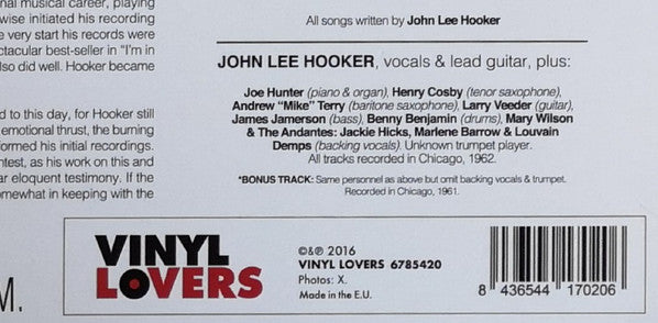 John Lee Hooker : The Big Soul (LP, Album, Ltd, RE, 180)