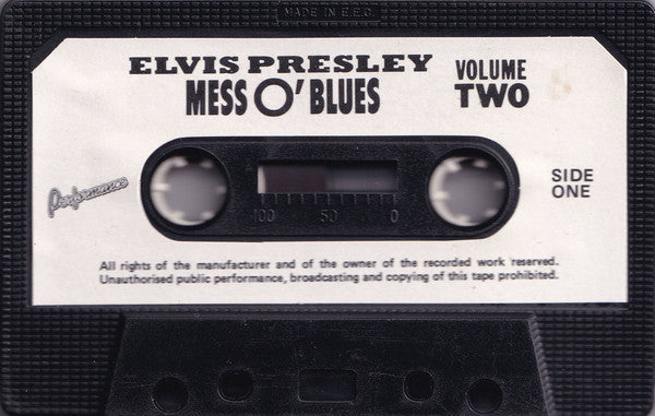 Elvis Presley : Mess O' Blues Volume Two (Cass, Album, Comp)