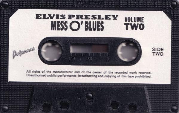 Elvis Presley : Mess O' Blues Volume Two (Cass, Album, Comp)