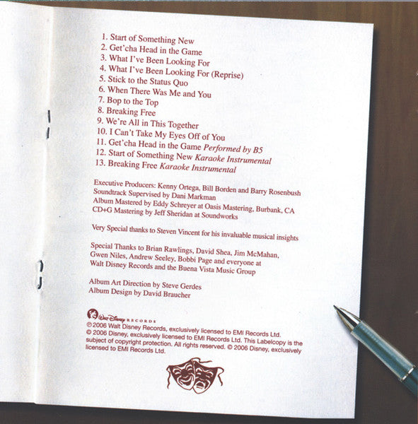 The High School Musical Cast : High School Musical (Soundtrack) (CD+G, Album)