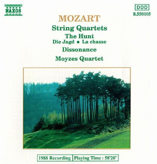 Wolfgang Amadeus Mozart : String Quartets - The Hunt / Dissonance (CD)