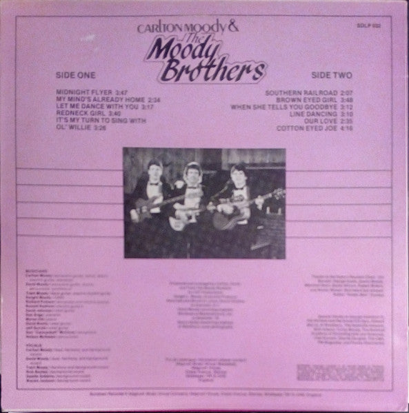 Carlton Moody (2) & The Moody Brothers : Cotton Eyed Joe (Best Country Instrumental Nominee 27th Annual Grammy Awards) (LP, Album)