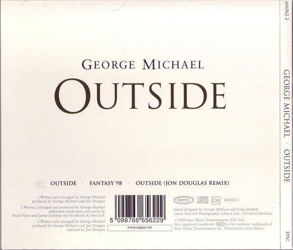 George Michael : Outside (CD, Single, Dig)