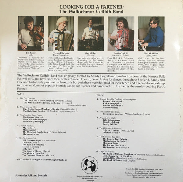 The Wallochmor Ceilidh Band : Looking • For • A • Partner (LP)