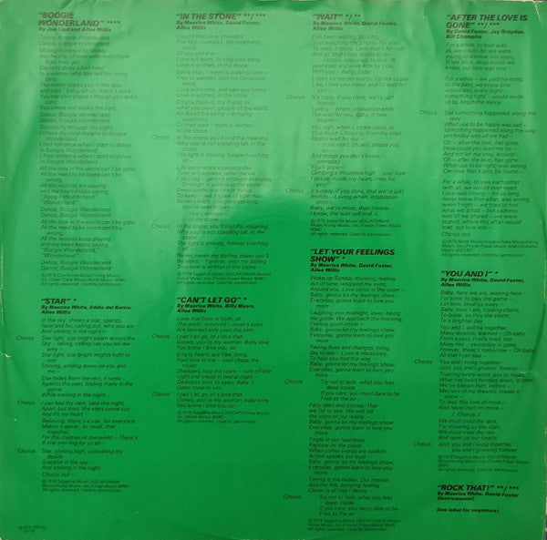 Earth, Wind & Fire : I Am (LP, Album, Gat)