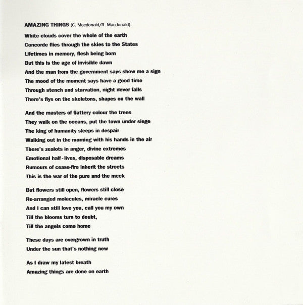 Runrig : Amazing Things (CD, Album)