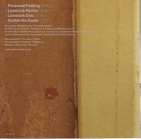 Audioweb - Personal Feeling (CD) (Very Good Plus (VG)) - DaddyPop