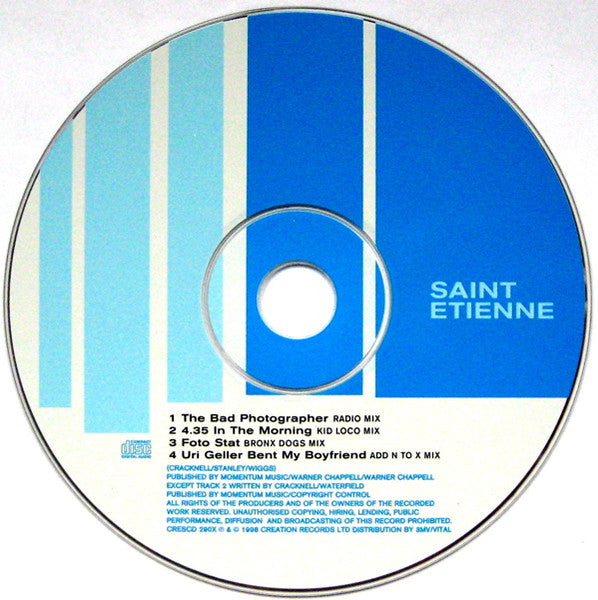 Saint Etienne : The Bad Photographer (CD, Single, CD2)