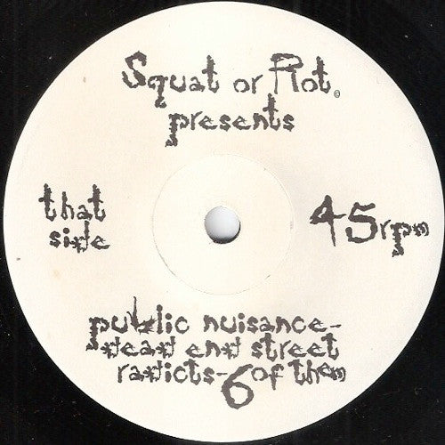 Various : Squat Or Rot (7", EP, Comp, Whi)