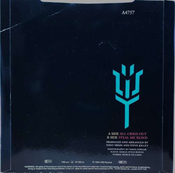 Alison Moyet - All Cried Out (7) (Very Good Plus (VG)) - DaddyPop