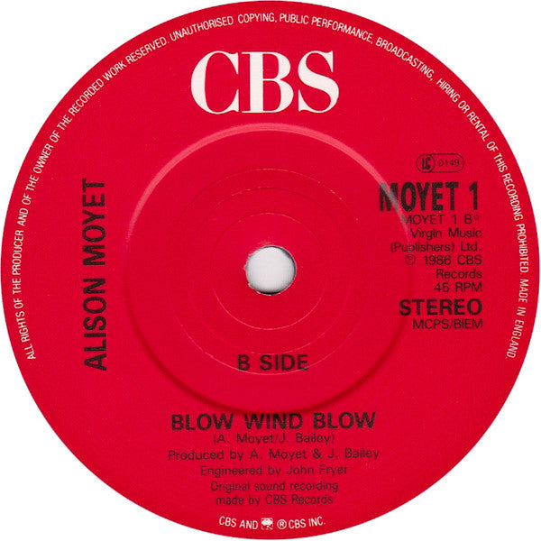 Alison Moyet - Is This Love? (7) (Very Good (VG)) - DaddyPop