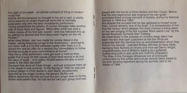 Lonnie Donegan : The Originals (CD, Comp, Mono)