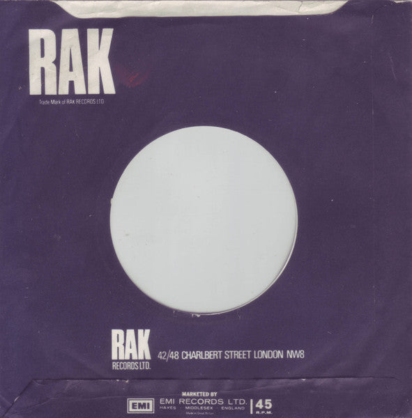 Racey : Rest Of My Life / Cry Baby Cry (7", Lar)