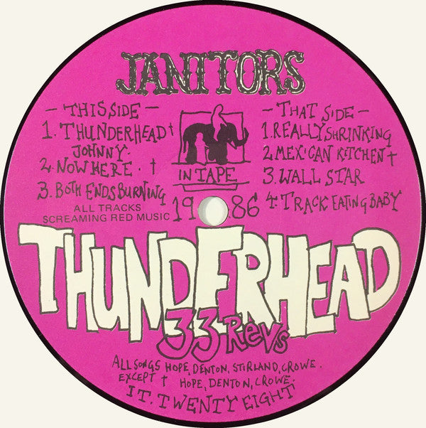 Janitors : Thunderhead (LP, MiniAlbum)