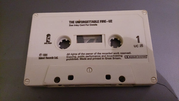 U2 : The Unforgettable Fire (Cass, Album, bla)
