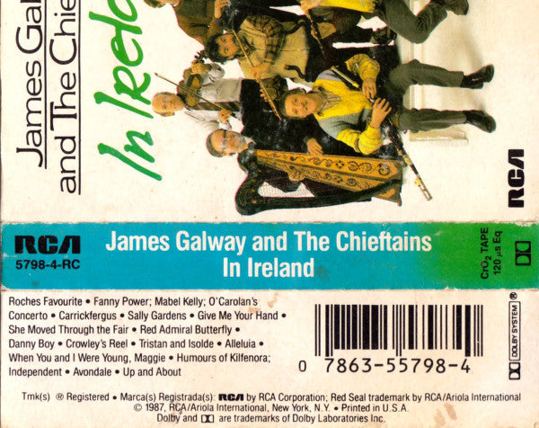 James Galway And The Chieftains : In Ireland (Cass, Album)