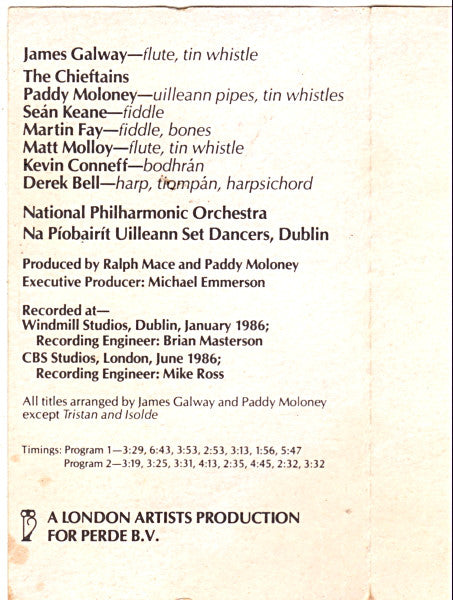 James Galway And The Chieftains : In Ireland (Cass, Album)