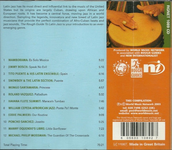 Various : The Rough Guide To Latin Jazz (CD, Comp)