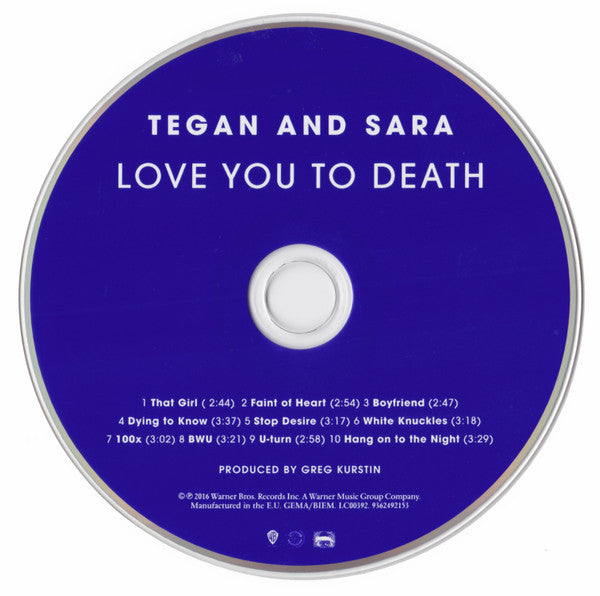 Tegan And Sara - Love You To Death (CD) (Very Good Plus (VG)) - DaddyPop