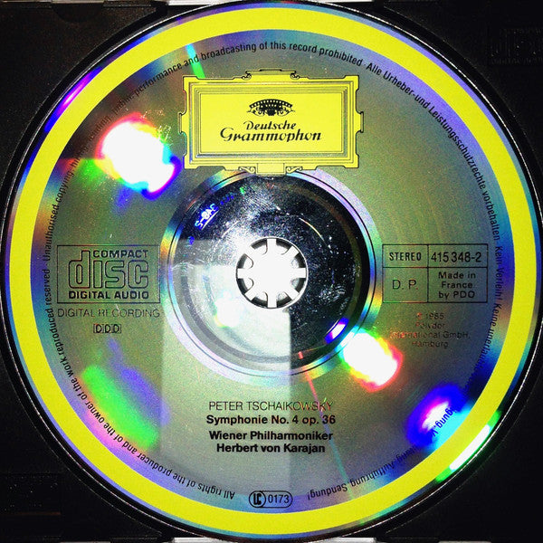Pyotr Ilyich Tchaikovsky • Wiener Philharmoniker • Herbert von Karajan : Symphonie No.4 (CD, Album)