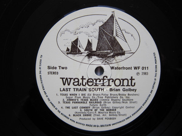 Brian Golbey & Nick Strutt : Last Train South (LP, Album)