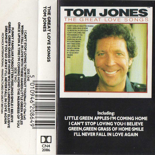 Tom Jones : The Great Love Songs (Cass, Comp)