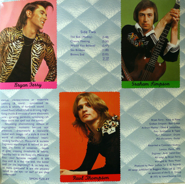 Roxy Music : Roxy Music (LP, Album)