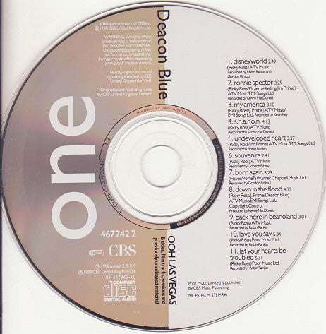 Deacon Blue : Ooh Las Vegas (2xCD, Comp)