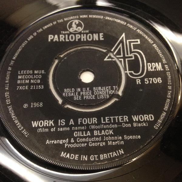 Cilla Black : Where Is Tomorrow? (7", Single, Pus)