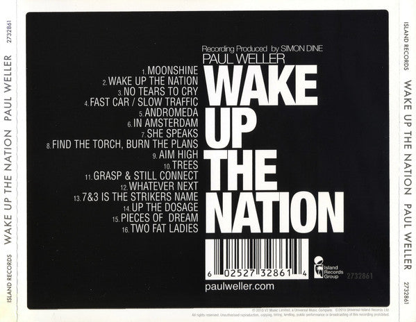 Paul Weller : Wake Up The Nation (CD, Album, Enh)