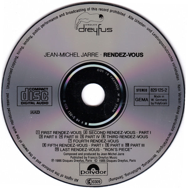 Jean-Michel Jarre : Rendez-Vous (CD, Album)