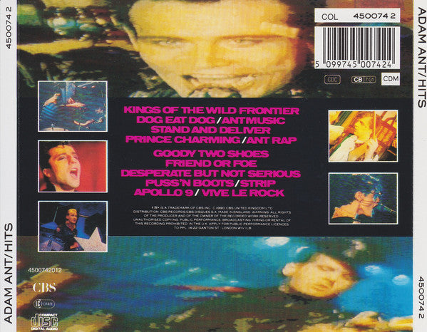 Adam Ant - Hits (CD) (Very Good Plus (VG)) - DaddyPop
