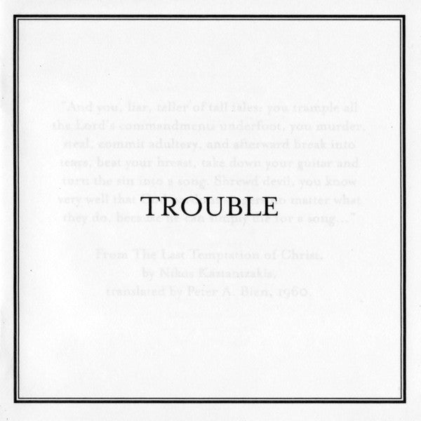 Ray Lamontagne : Trouble (CD, Album)