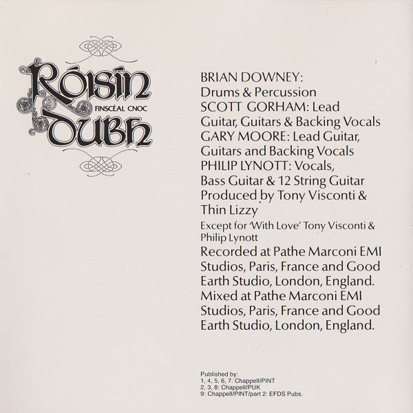 Thin Lizzy : Black Rose (A Rock Legend) (CD, Album, RE)