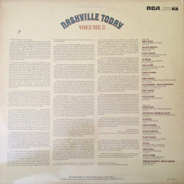 Various : Nashville Today Volume 3 (LP, Comp)