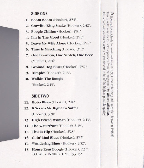 John Lee Hooker : Boogie Man (Cass, Comp)